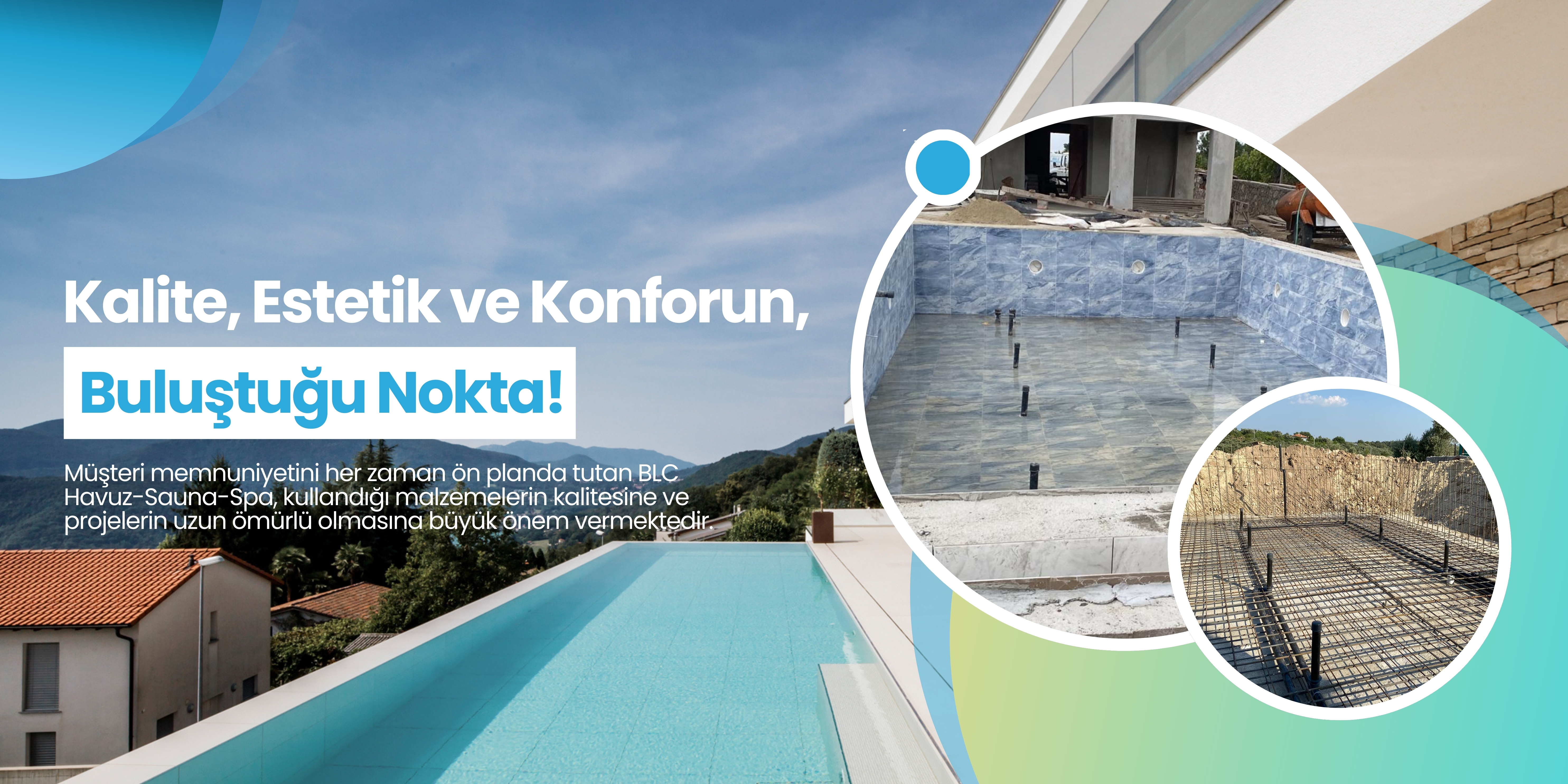 Havuz tasarımı, sauna çözümleri, spa projeleri, havuz yapımı, sauna tasarımı, spa inşaat, kaliteli havuz, özel sauna, profesyonel spa, BLC Havuz-Sauna-Spa